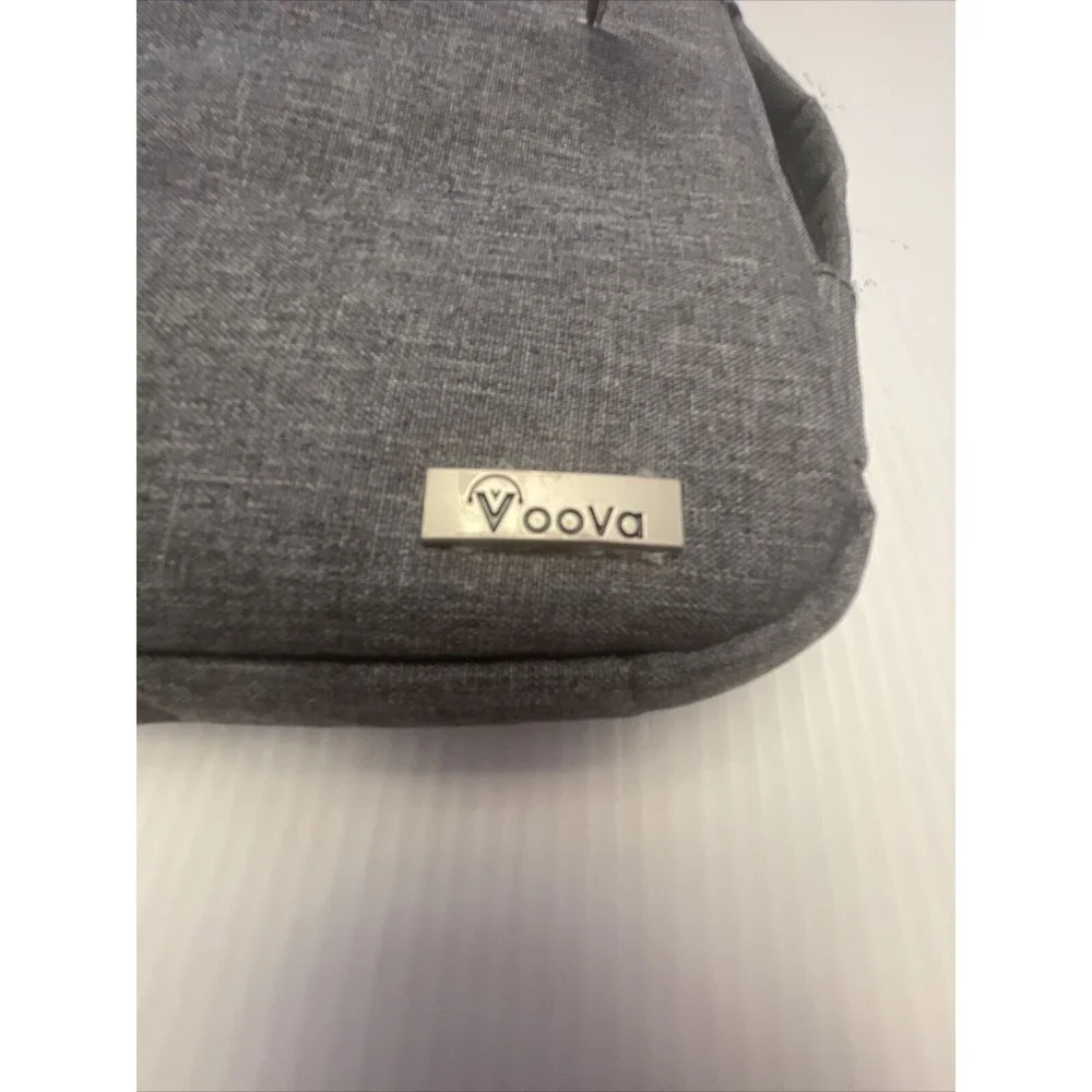 Voova Laptop Bag, Sleeve Case 13.5” Wide X 10” High Grey With 3 Total Pockets